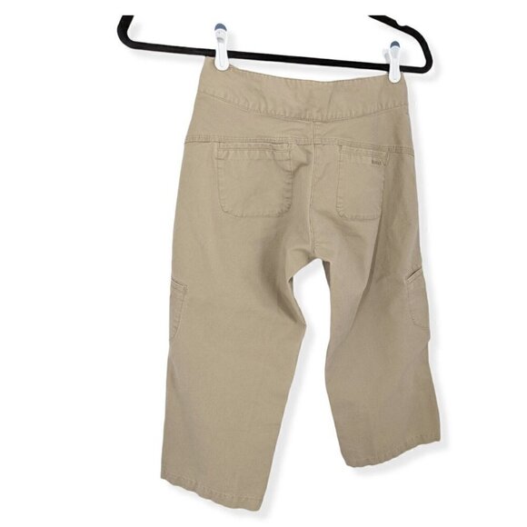 Marmot Capri Canvas Pants Tan Brown Drawstring Outdoor Women's 6 (MEAS 28 X 21) - Picture 2 of 9